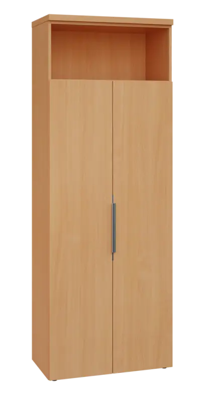 SIN 6 - 82DN kancelářská skříň, 2-dveřová/nika, 2170x800x400, buk royal